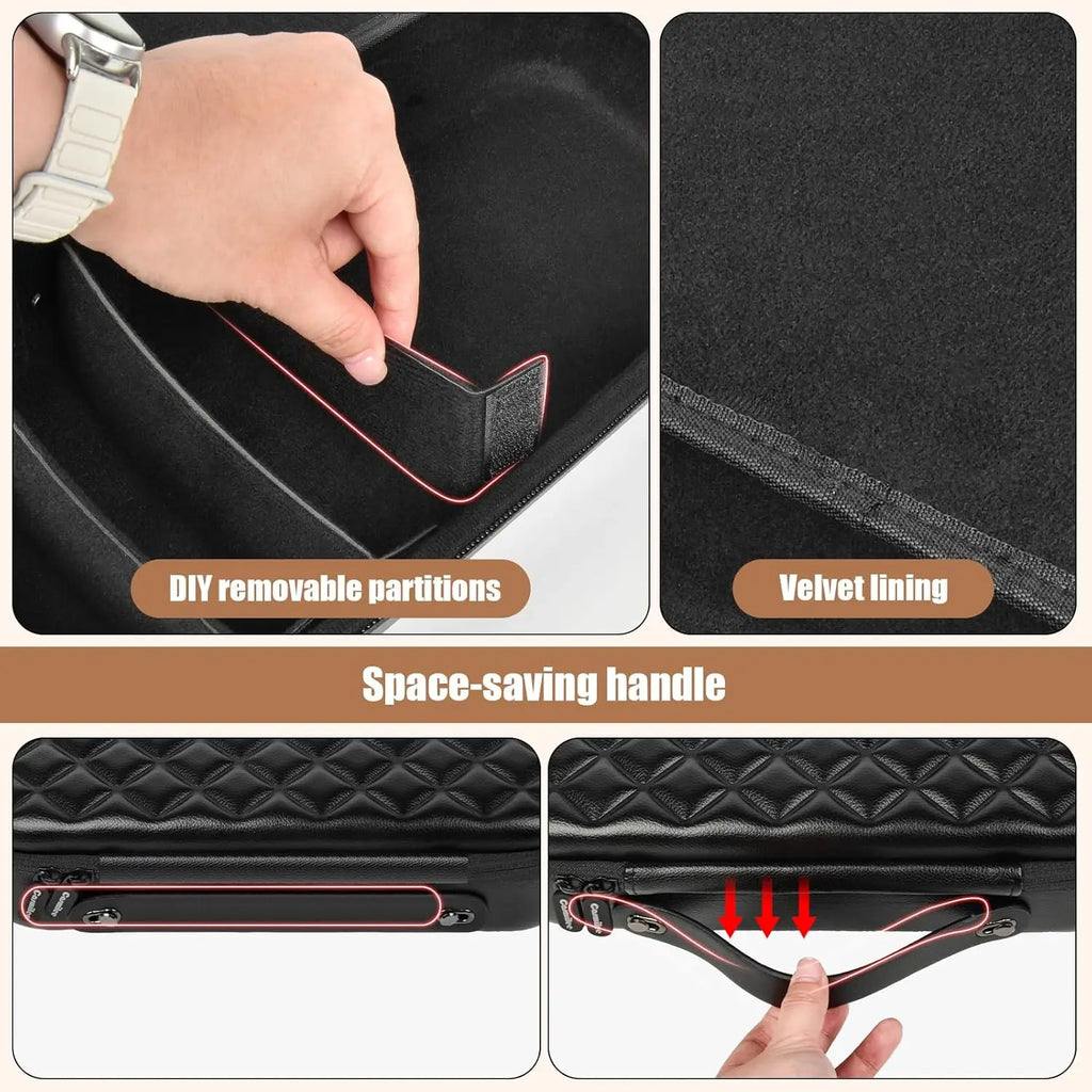 Paiyule 8-Slot Sunglasses Organizer Case – Adjustable Travel Box Sunglasses Organizer Case Babs