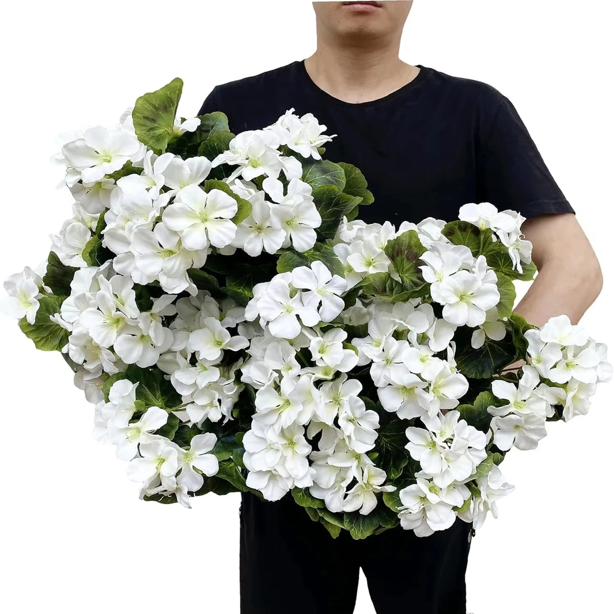 Artificial Silk Begonia Flowers – Home, Wedding & Garden Decor Artificial Flower Bouquet Babs
