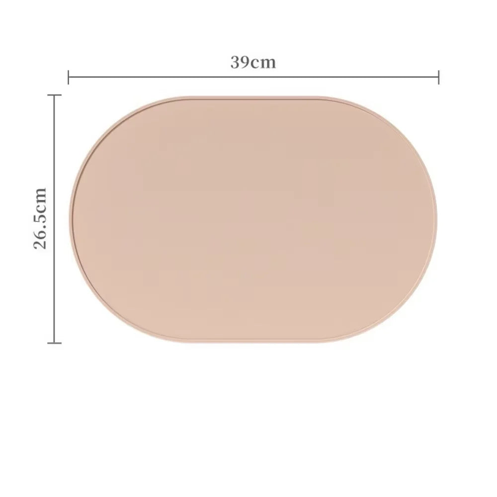 Silicone Placemats – Heat-Resistant, Waterproof & Reusable Silicone Placemat Babs brown 1PC 39x26.5cm