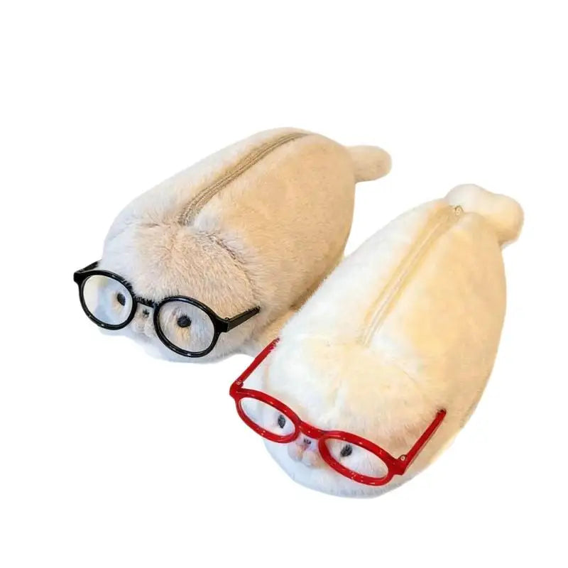 Cute Seal Plush Pencil Case – Large Capacity Stationery Bag Plush Pencil Case Babs