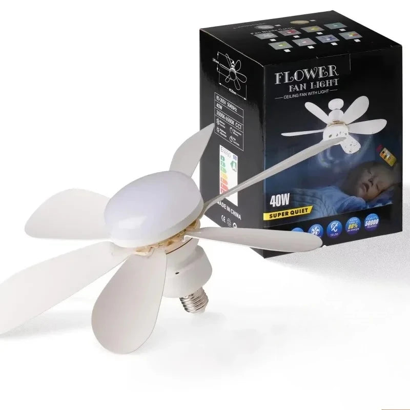 E27 LED 30W Ceiling Fan Light | Remote & Dimming Ceiling Fan Light Babs