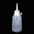 3-Pack 100ml Clear Squeeze Bottles with Tip Cap – Refillable Craft Squeeze Bottle Babs White