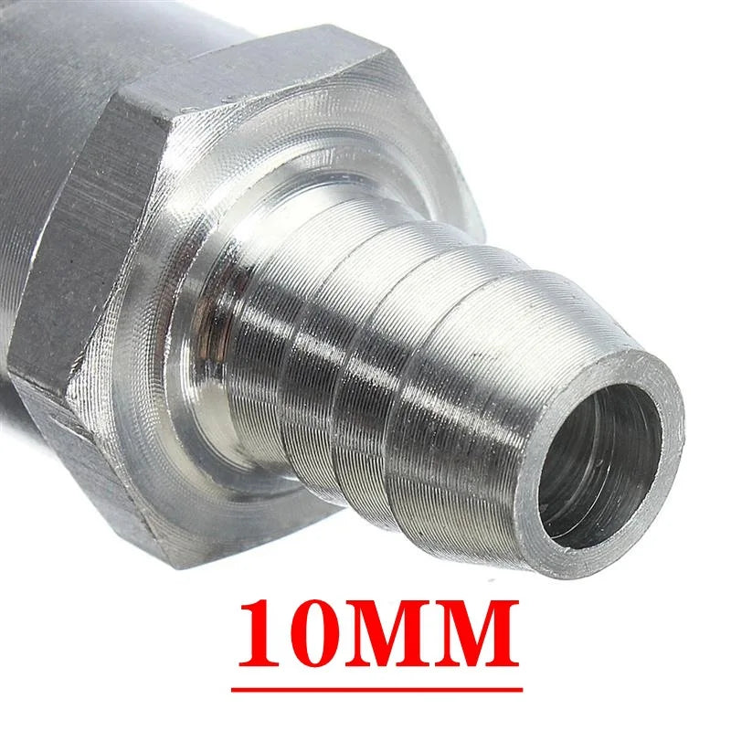 Aluminium One-Way Fuel Check Valve 6/8/10/12mm Carburettor Fuel Check Valve Babs 10mm