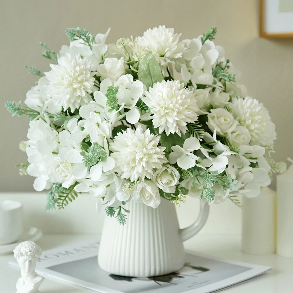 Artificial Silk Rose Bouquet – Wedding & Home Décor Flowers Artificial Silk Flowers Babs