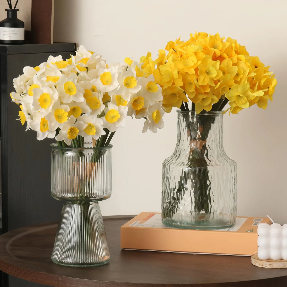 Artificial Daffodil Silk Bouquet – Spring Home & Office Décor Silk Flower Bouquet Babs