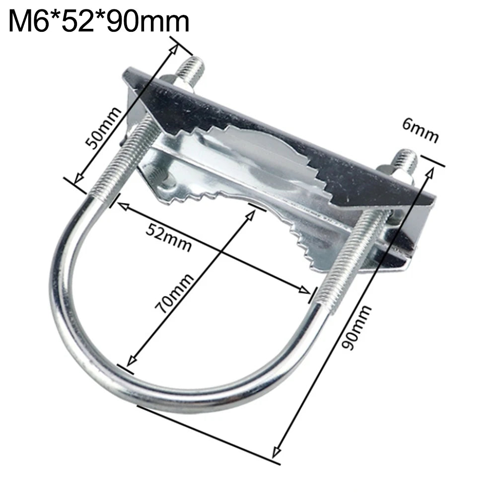 Heavy Duty Antenna Mast Clamp U-Bolt Mounting Bracket Antenna Mast Clamp Babs B