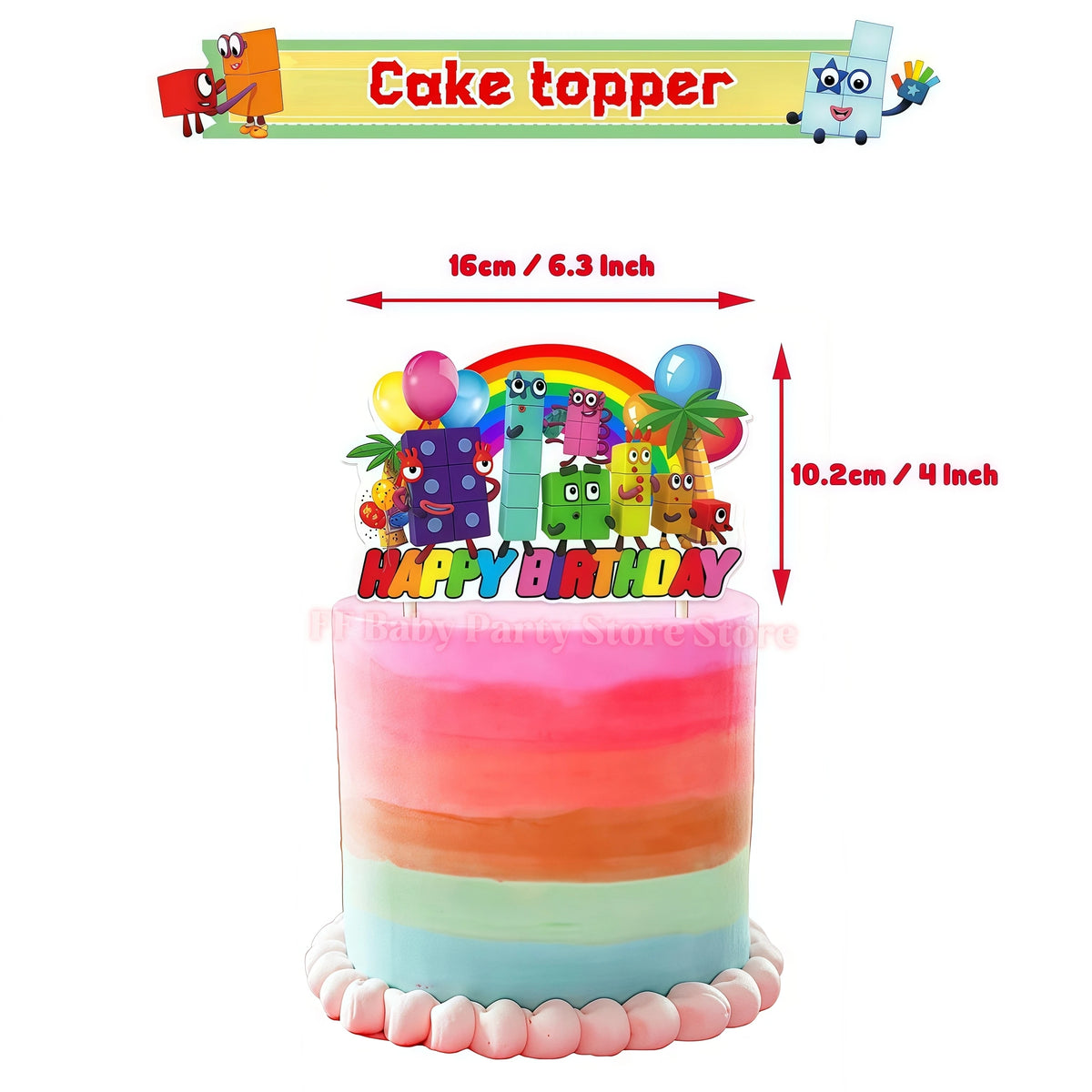Building Blocks Birthday Party Kit – Plates, Cups, Balloons