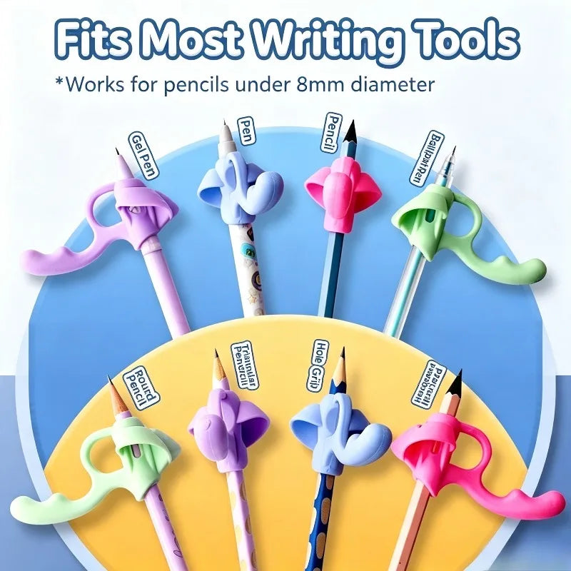 Five Finger Pencil Grip Corrector for Kids Writing Training Pencil Grip Trainer Babs