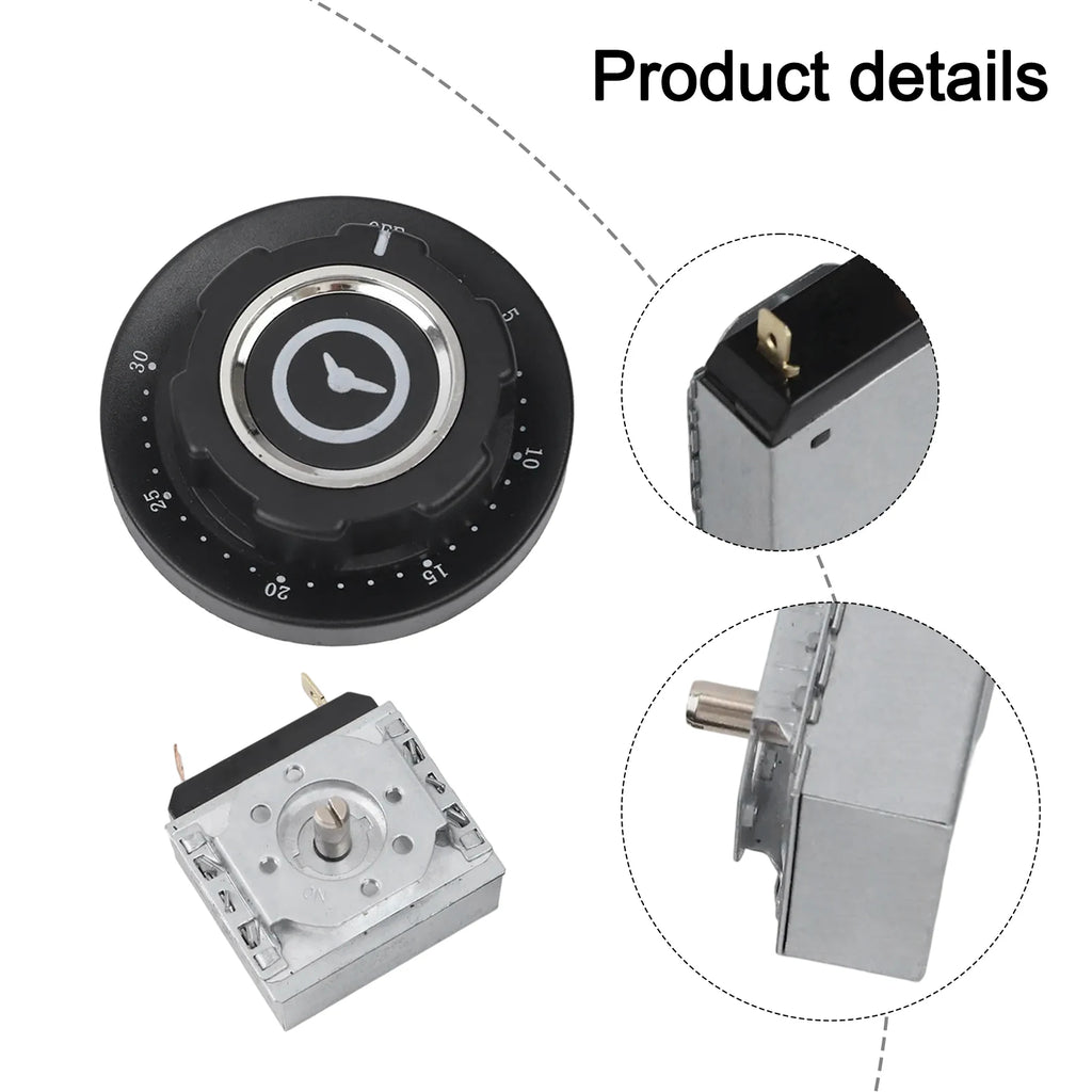 Mechanical Kitchen Timer Switch 30–120 Min | Bell AC250V 16A Kitchen Timer Switch Babs
