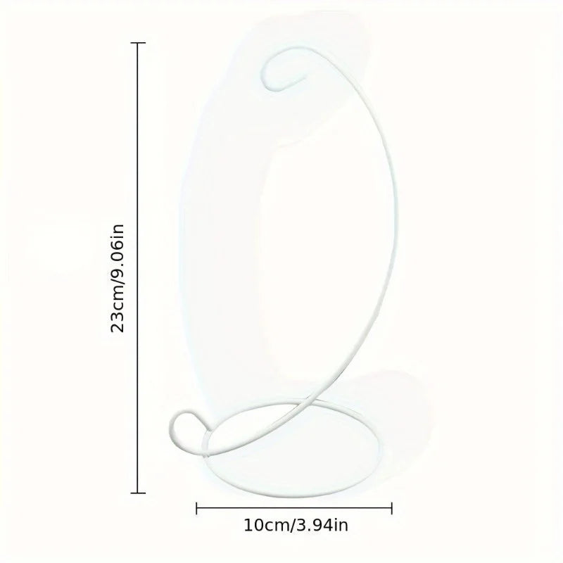 Semi-Circular Iron Hanger for Micro Landscape Hanging Bottles Decorative Iron Hanger Babs