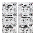 2M Halloween Skull Skeleton Foil Curtain Backdrop & Photo Prop Halloween Party Backdrop Babs 2Pcs