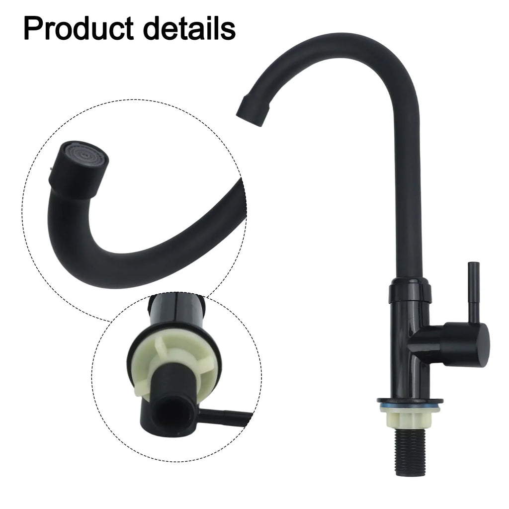 LEENKEA Single Handle Kitchen Sink Faucet – Water-Saving Tap Kitchen Sink Faucet Babs