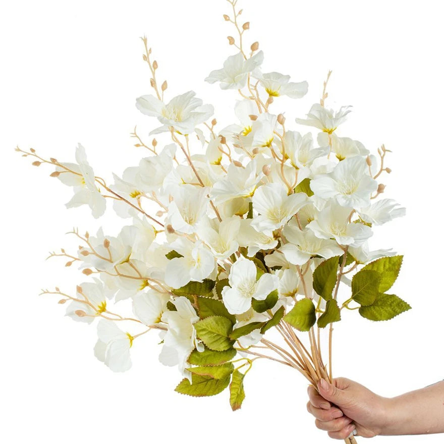 Silk Magnolia Artificial Flowers – Wedding Bouquet & Home Décor Artificial Flowers Babs
