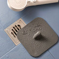 Silicone Shower Drain Cover – Hair Catcher & Insect Guard Drain Cover Babs Gray