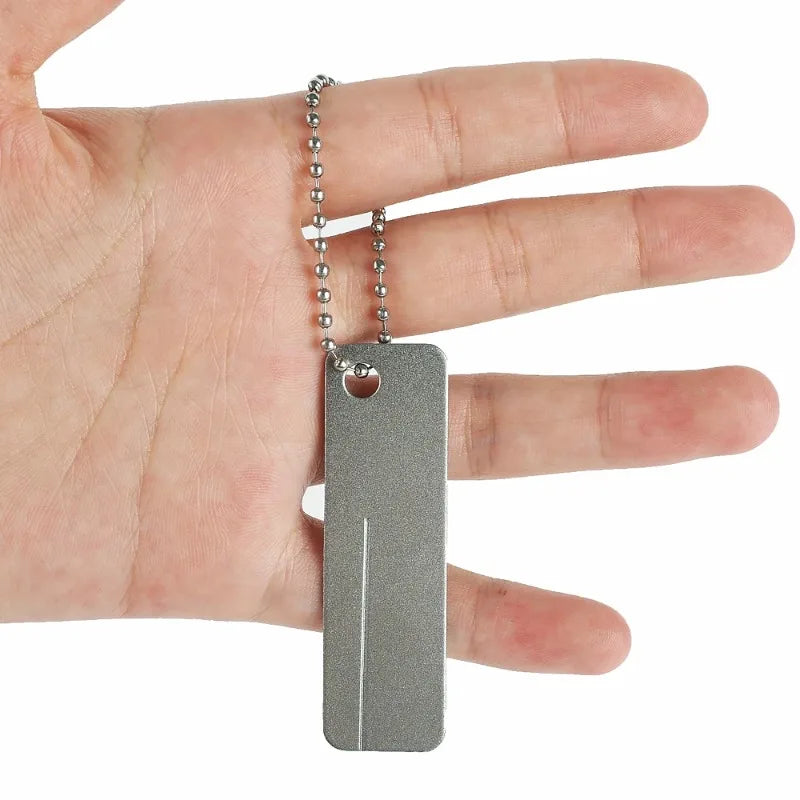 Diamond Fishing Hook Sharpener – Portable Keychain Whetstone Hook Sharpener Tool Babs