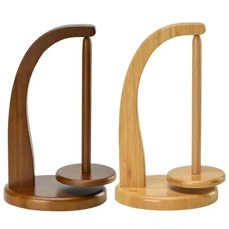 Wooden Magnetic Yarn Ball Holder – Rotating Knitting Spinner Yarn Ball Holder Babs