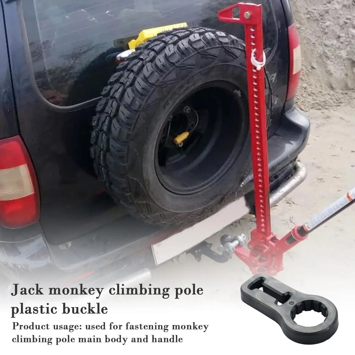 Car Jack Handle Monkey Climbing Pole | Safe Hi-Lift Grip Car Jack Accessory Babs