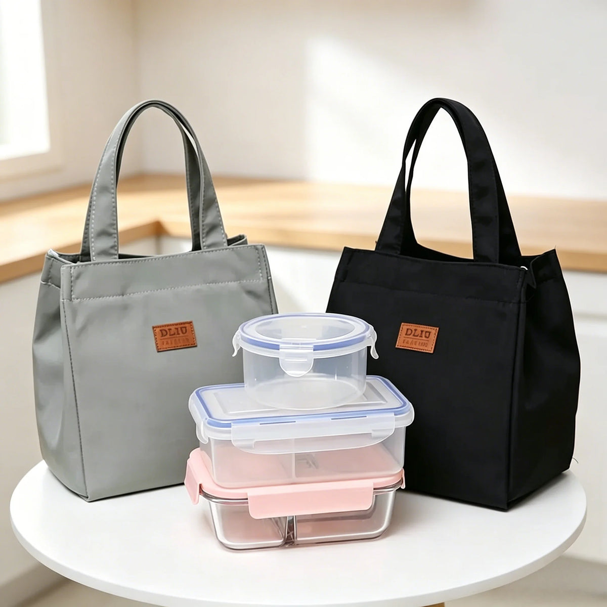 Large Insulated Lunch Bag – Aluminum Foil, Oxford, Foldable Insulated Lunch Bag Babs