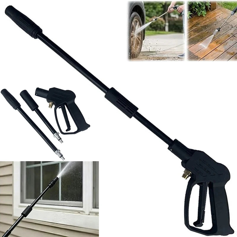 High-Pressure Garden Wand Sprayer – Car Wash & Lawn Care Garden Hose Wand Babs