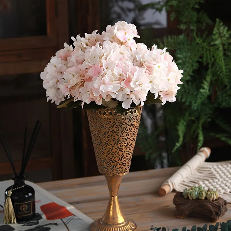 Silk Hydrangea Artificial Flowers – Wedding & Home Décor Artificial Flower Bouquet Babs