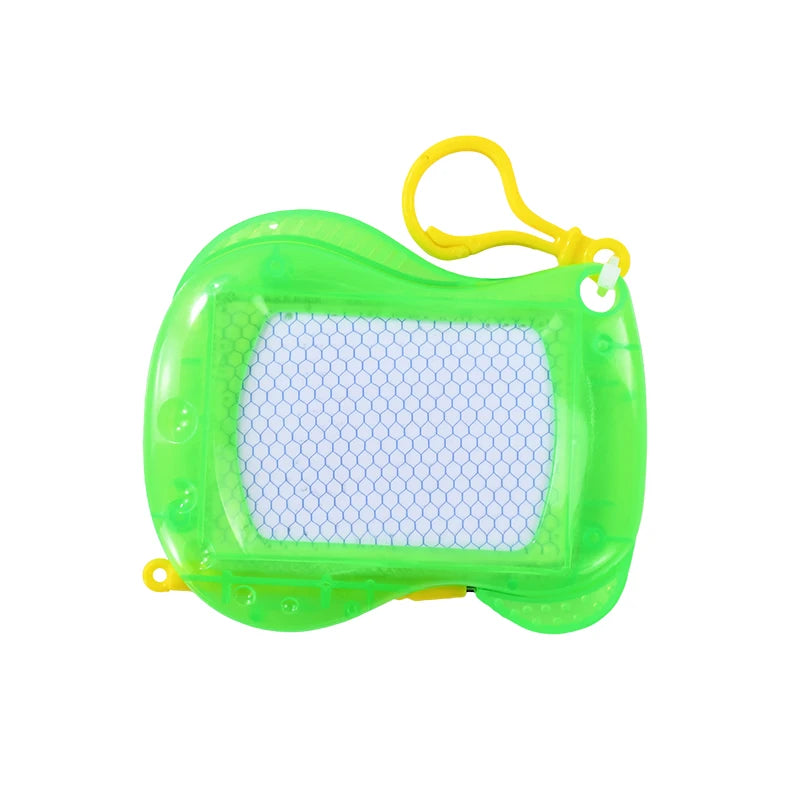 Mini Magnetic Drawing Board Keychain – Erasable Kids Gift Magnetic Drawing Board Babs 1pcs green