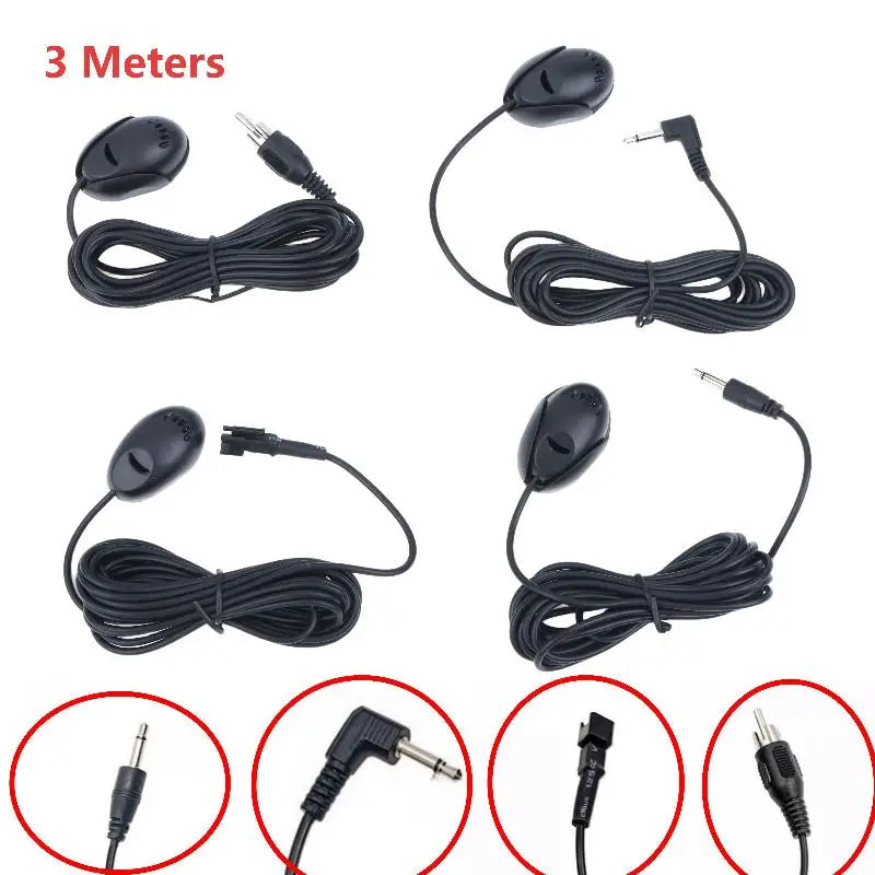 HUXUAN 3M Wired Car External Microphone – High Sensitivity Mic Car External Microphone Babs