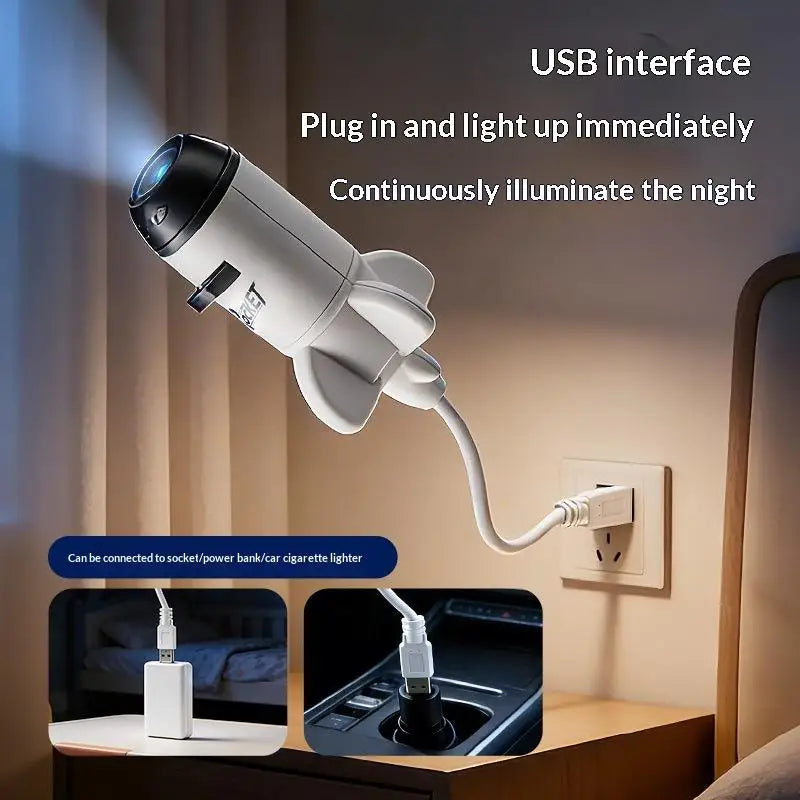 Dinosaur Starry Sky Night Light LED USB Projector for Kids Kids Night Projector Babs