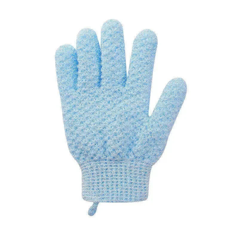 Soft Exfoliating Bath Gloves & Back Scrubber Set | Babs Exfoliating Bath Gloves Babs Blue
