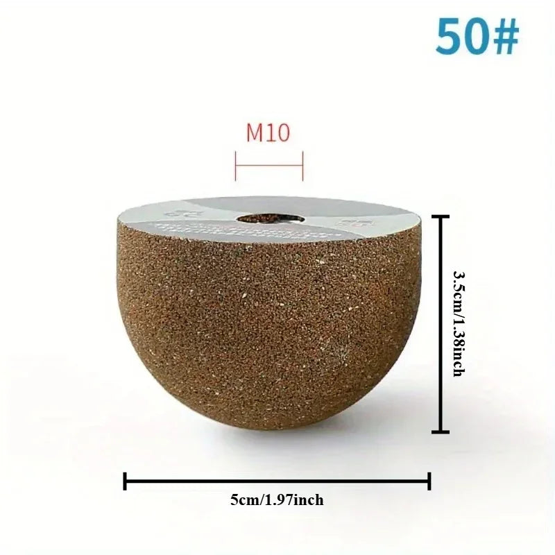 Diamond Mushroom Grinding Wheel 50/100/200 Grit M10 Stone Polish Grinding Wheel Babs