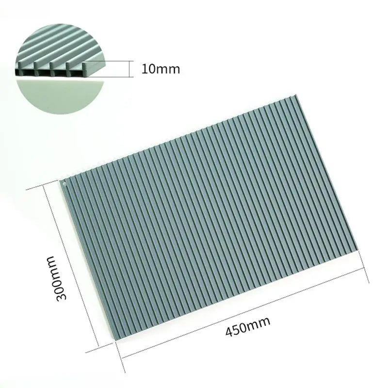Foldable Silicone Draining Mat – Non-Slip Heat-Resistant Kitchen Pad Silicone Draining Mat Babs
