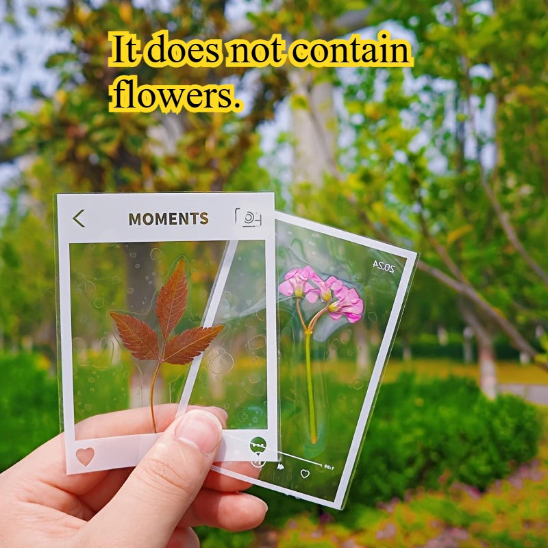 20Pcs Transparent Self-Adhesive Paper – DIY Scrapbook Crafts Craft Adhesive Paper Babs