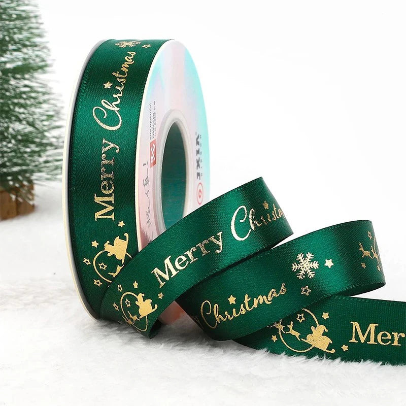 5m Christmas Ribbon – Gift Wrap, Tree & Holiday Décor