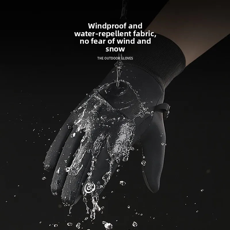 Men's Winter Cycling Gloves – Waterproof Thermal Touchscreen Cycling Gloves Babs