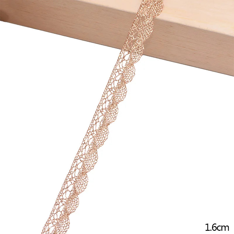 White Embroidered Lace Trim Ribbon 5/10 Yards – DIY Sewing
