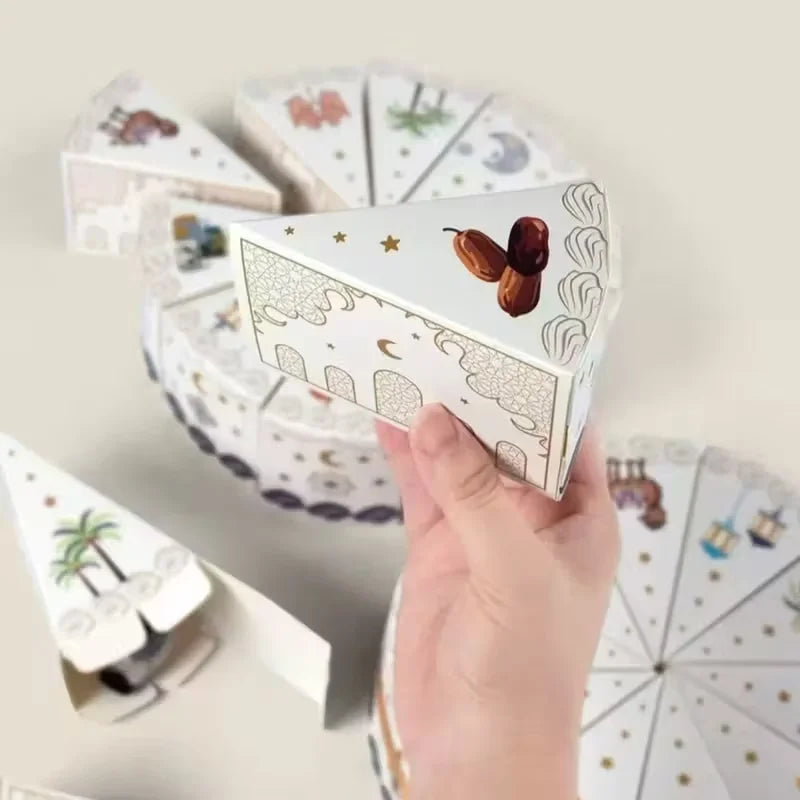 10-Pc Ramadan Countdown Calendar Cake Gift Boxes – Eid 2026 Holiday Gift Boxes Babs