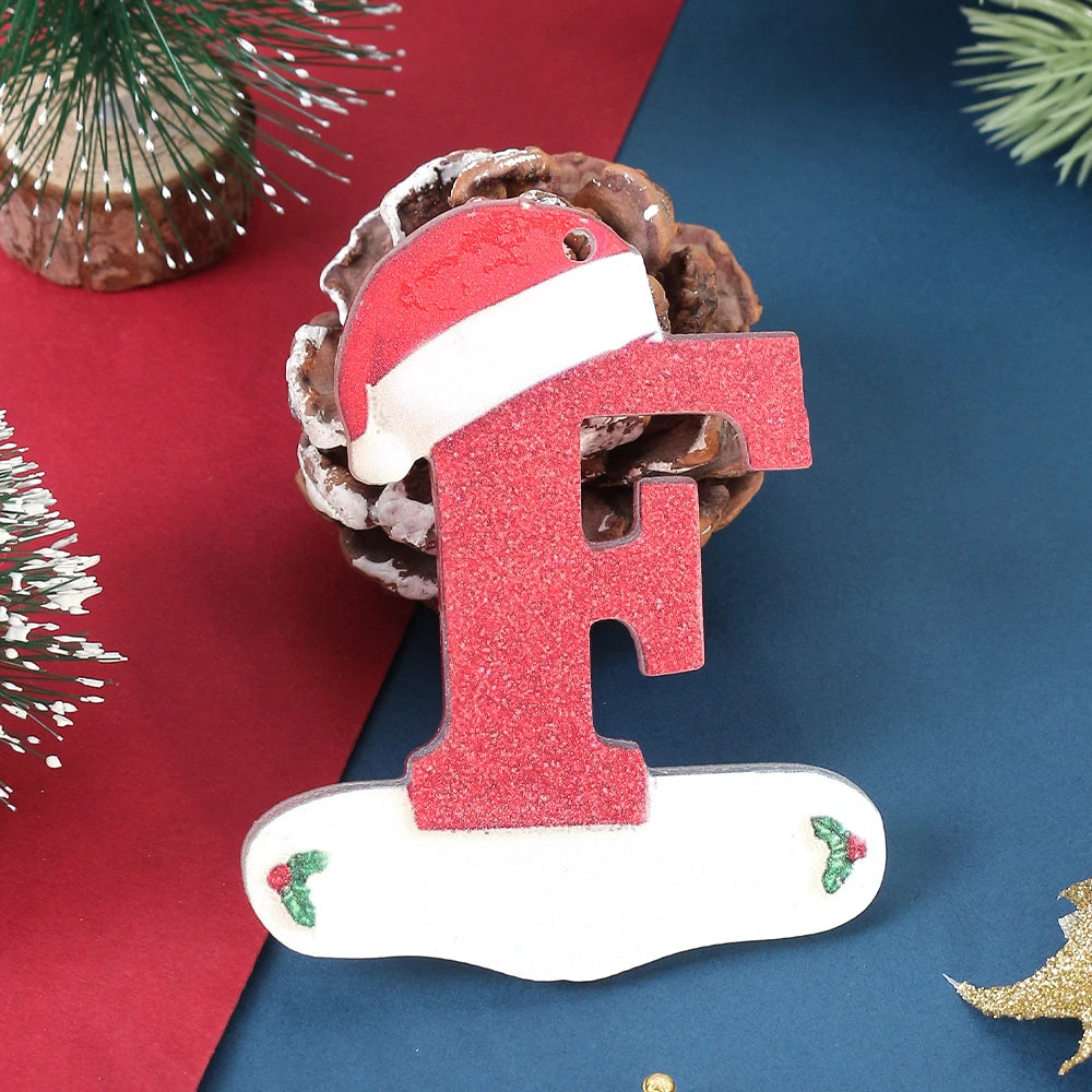 3D Alphabet Christmas Ornaments – DIY Letter Pendants Christmas Ornaments Babs F 1Pcs