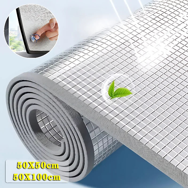 Blackout Aluminum Foil Window Film – UV & Sun Shade Insulation Window Insulation Film Babs