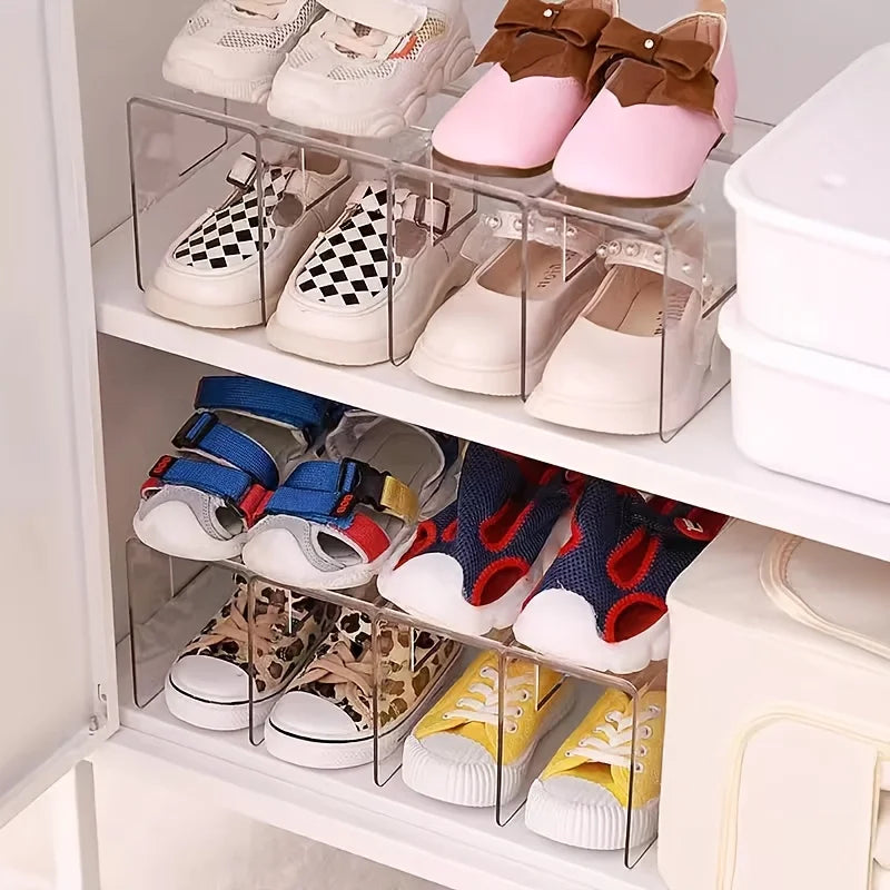 4-Panel Kids Shoe Rack – Wardrobe Organizer | ABS Storage Kids Shoe Rack Babs