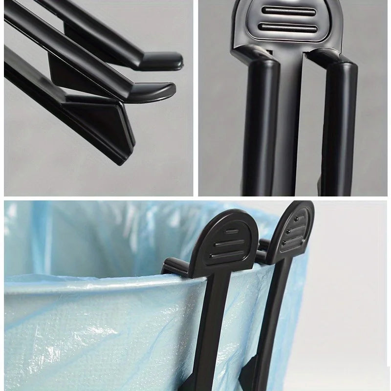 4pcs Trash Bag Holder Clips – Anti-Slip Bucket Retaining Clips Trash Bag Clips Babs