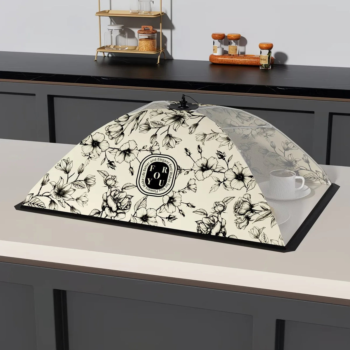 Foldable Mesh Food Cover – Dustproof & Fly-Proof Dining Cover Mesh Food Cover Babs