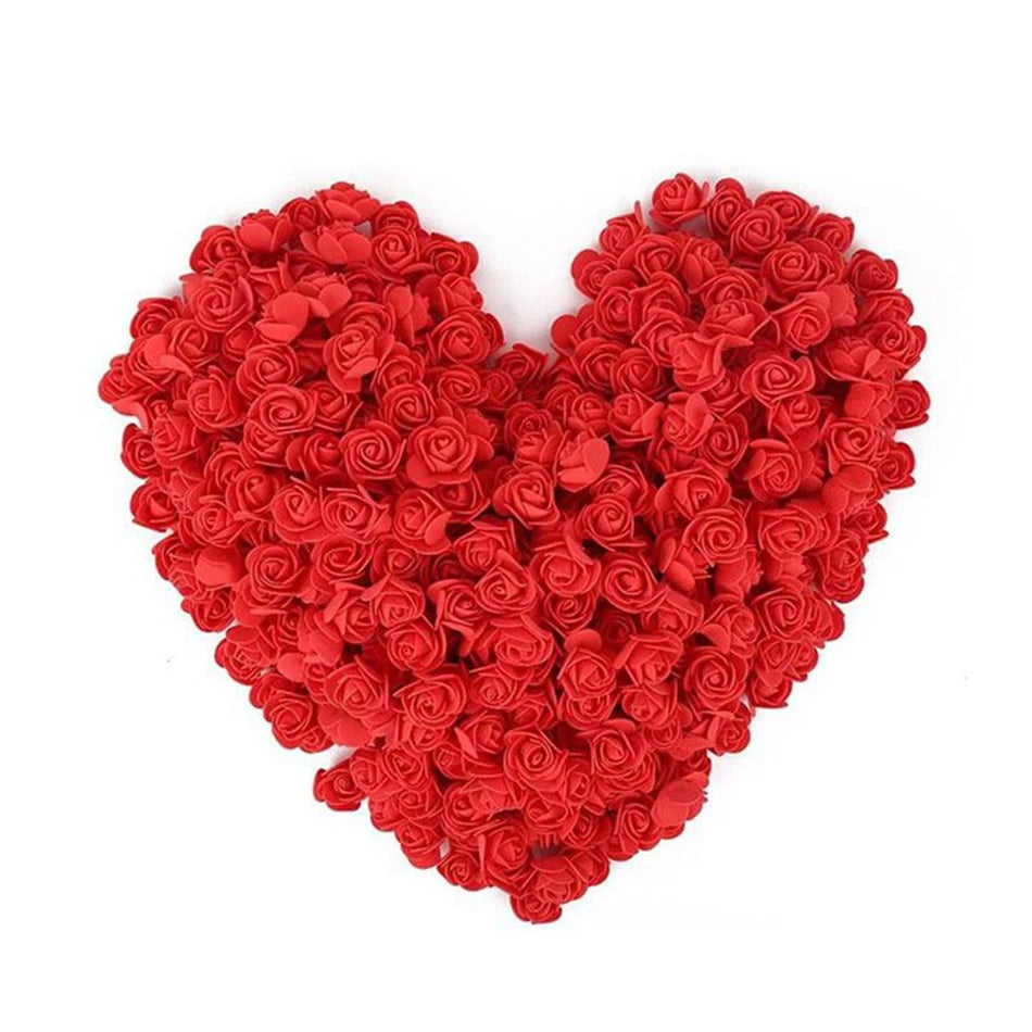 PE Foam Rose Heads – DIY Wedding Bouquet & Home Décor Artificial Flower Heads Babs