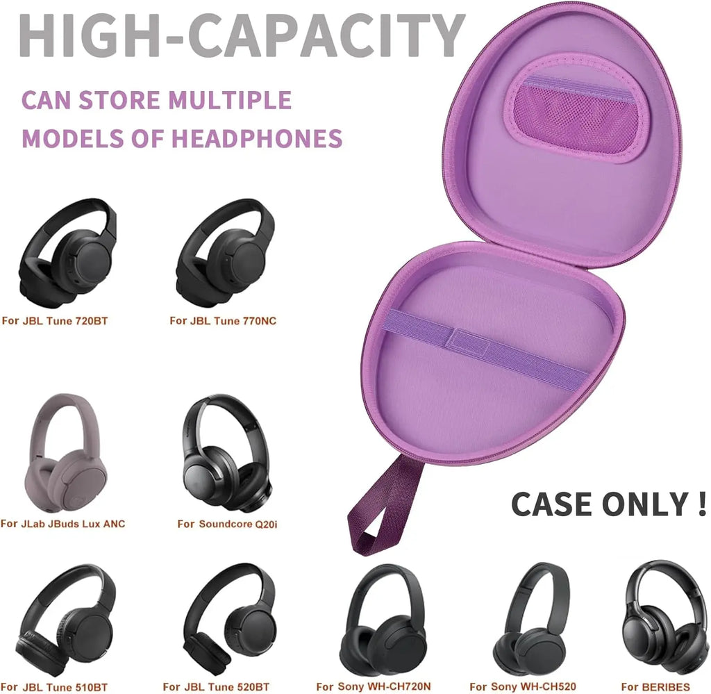 Universal Hard EVA Headphone Case – JBL, Sony, JLab & More Headphone Case Babs