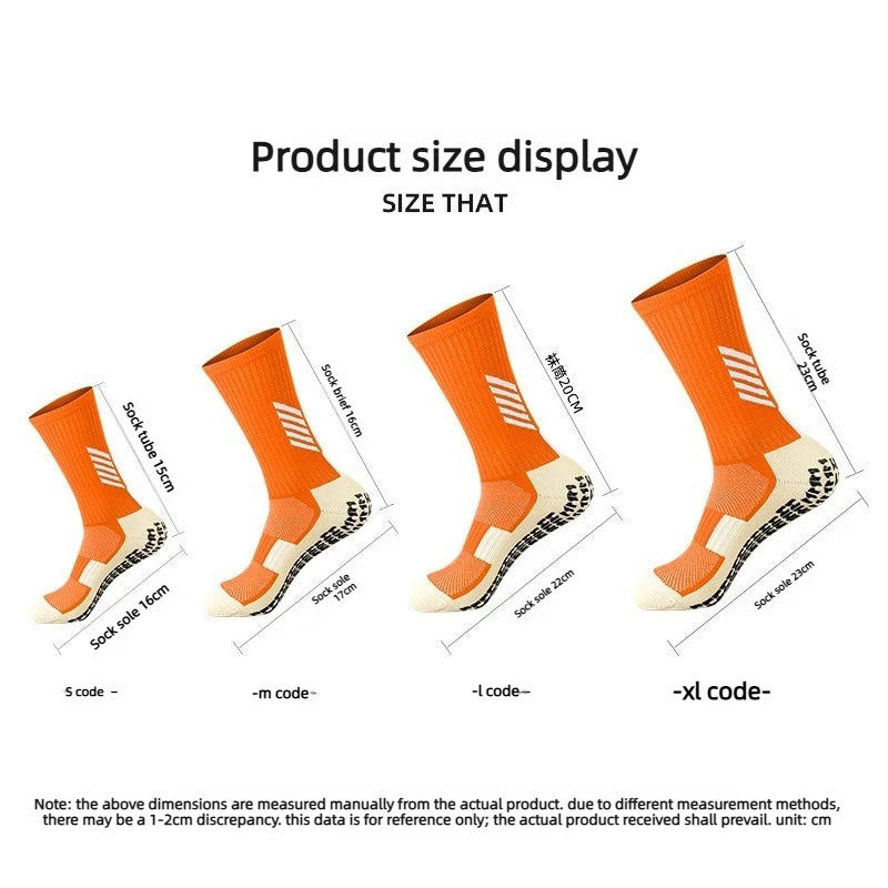 Non-Slip Soccer Socks – Grip Bottom Football Training Socks Football Training Socks Babs