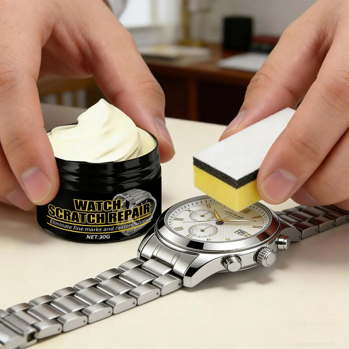 Watch Polishing Paste – Metal Scratch Remover & Restore Cream Watch Polish Cream Babs