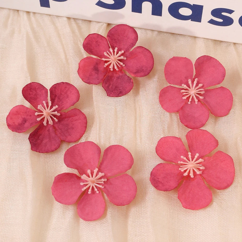 30/50Pcs Silk Daisy Artificial Flower Heads 4cm – DIY Décor Artificial Flower Heads Babs 13 30Pcs