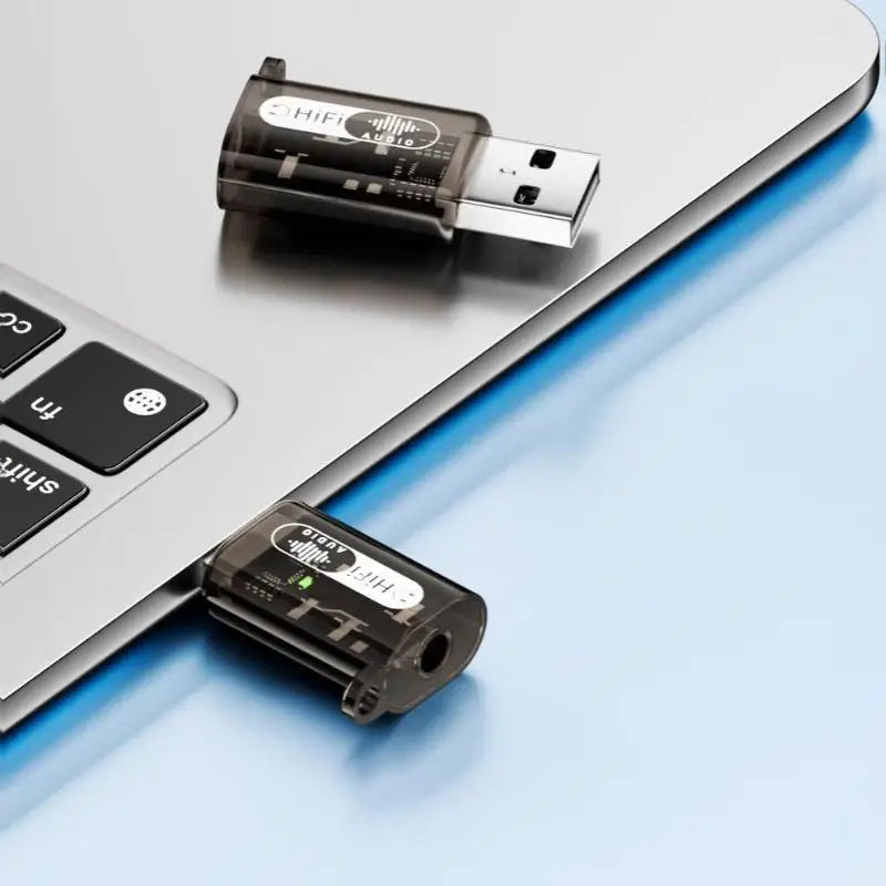 USB to 3.5mm TRRS Audio Adapter – HiFi DAC Sound Card USB Audio Adapter Babs