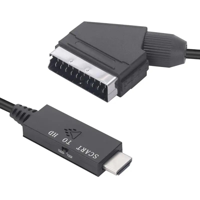 HDMI to SCART Converter Cable – Plug & Play, 1080p HD HDMI SCART Converter Babs
