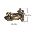 Retro Copper Frog Statue Figurine | Desktop Ornament & Gift Decorative Figurine Babs Frog
