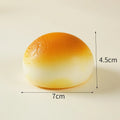 Golden Roasted Bun Squishy PU Slow Rebound Toy Pendant Squishy Novelty Toy Babs 7cm