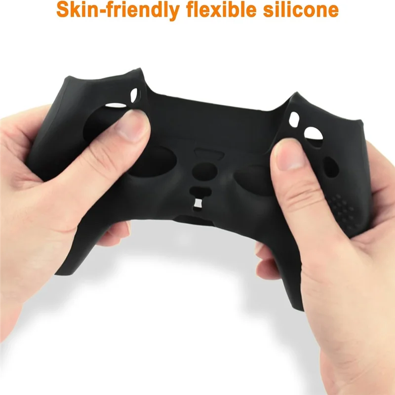 PS5 Controller Silicone Cover – Anti-Slip Case with Thumb Grips Controller Silicone Cover Babs Black